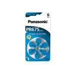 8017-panasonic pr675(pr44) baterie do naslouchadel 6ks